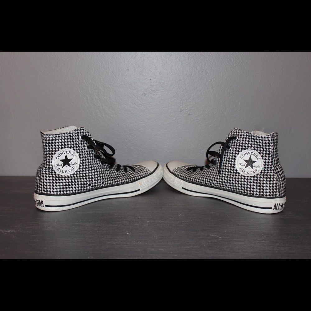 Converse All Star High Top Ortholite Houndstooth!